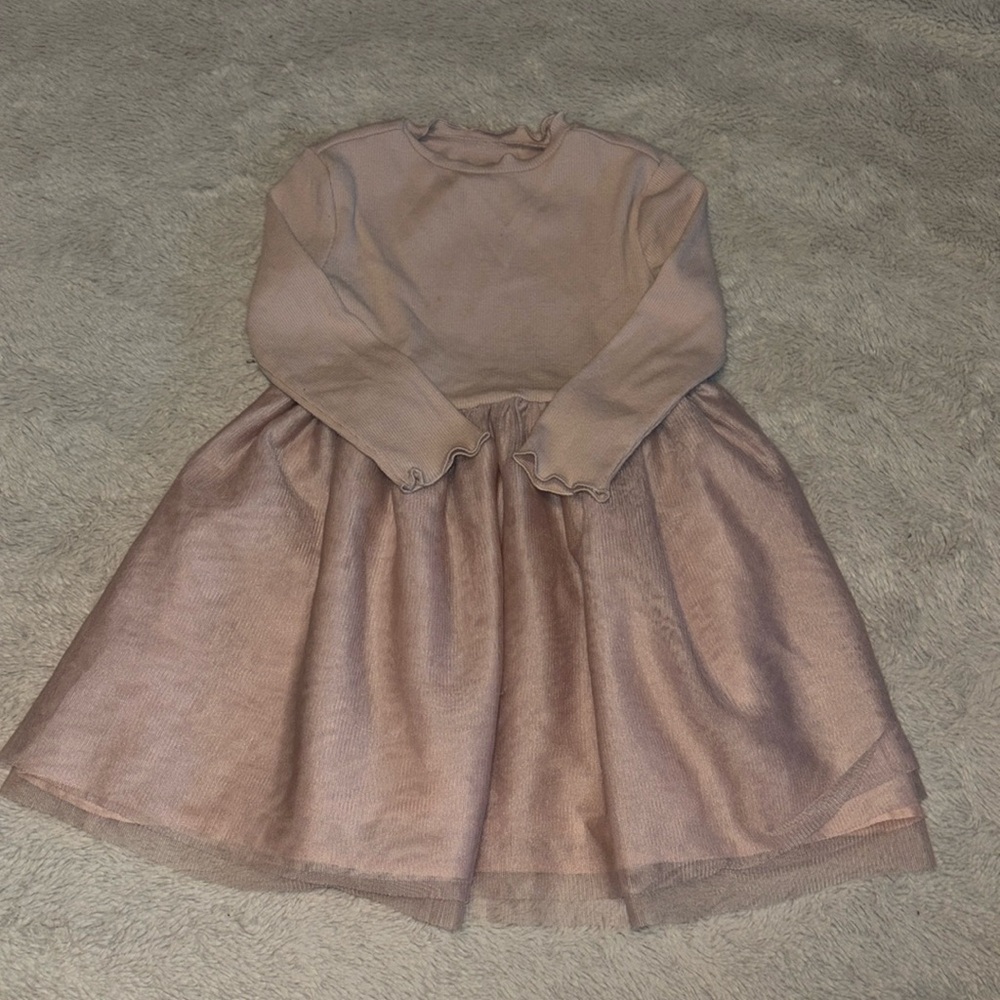 old navy pink long sleeve dress 2T girls clothes